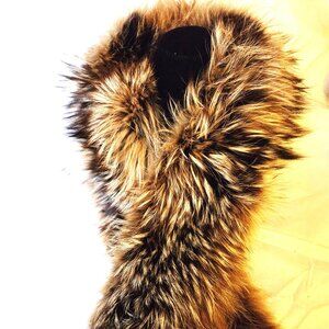 Gorgeous, soft brown fur scarf